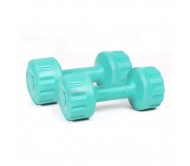 Body Maxx 3 Kg PVC Colored Dumbells X 1 Pair. Total 6 Kg PVC Dumbells Sets 